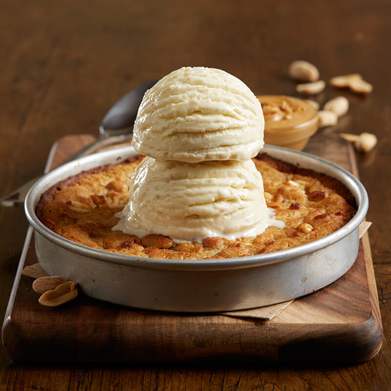 Look Up A Number >> Peanut Butter Pizookie | Menu | BJ's Restaurants and Brewhouse Look Up A Number >> Peanut Butter Pizookie | Menu | BJ's Restaurants and Brewhouse