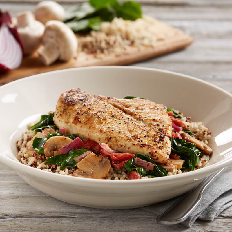 Roasted Chicken Peruvian Quinoa Bowl Menu BJ's Restaurants and